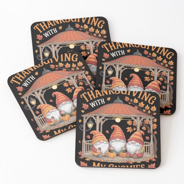 Item preview, Thanksgiving with My Gnomies Fall Autumn Gnome Family  designed and sold by NailMolisa.
