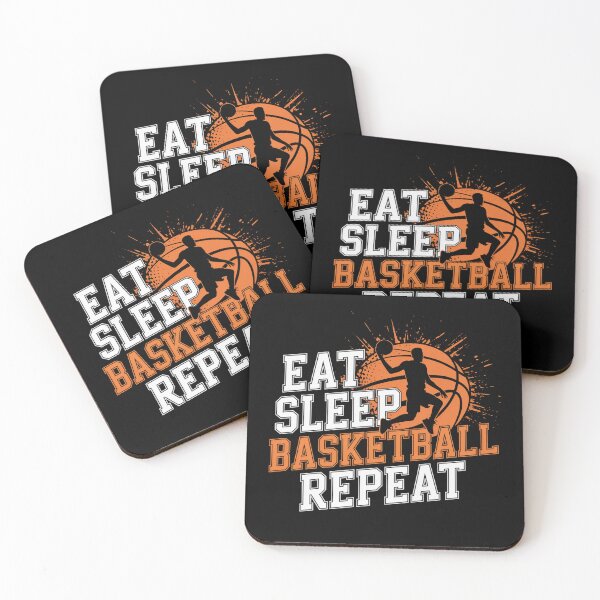 Item preview, Eat Sleep Basketball Repeat Player Art designed and sold by flagylART.