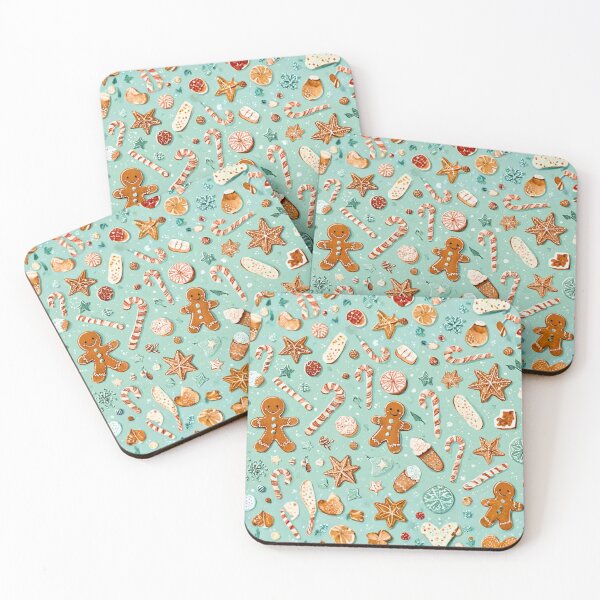 Item preview, Seamless Christmas Cookies Pattern – Cute Pastel Holiday Illustration designed and sold by lavanya11.