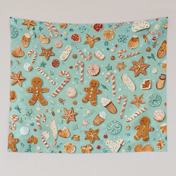 Item preview, Seamless Christmas Cookies Pattern – Cute Pastel Holiday Illustration designed and sold by lavanya11.
