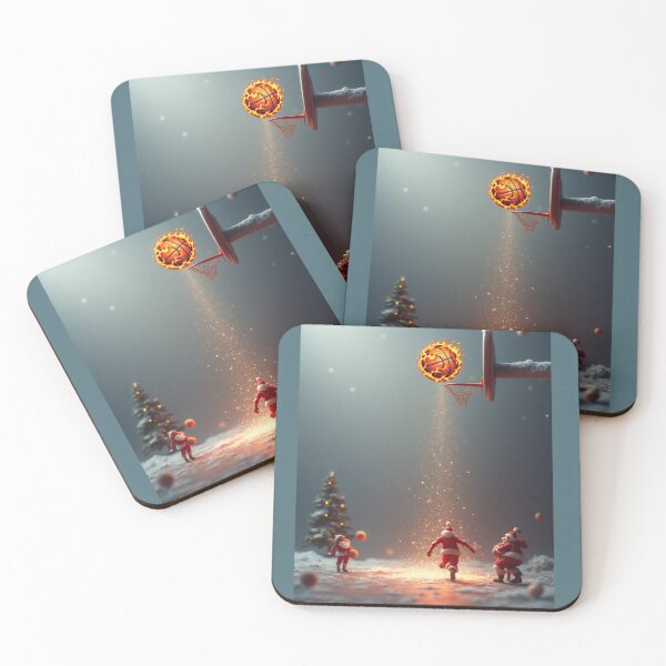 Item preview, Santa basketball game  designed and sold by SportThreadz.