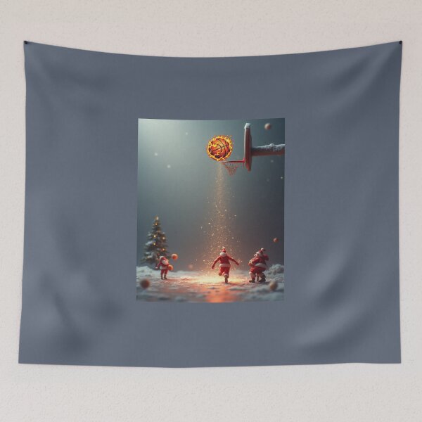 Item preview, Santa basketball game  designed and sold by SportThreadz.