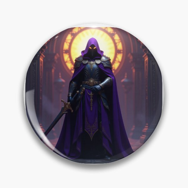 Item preview, Hooded Warrior, Cloaked in Blue, Face in Shadow designed and sold by Prestons Corner.