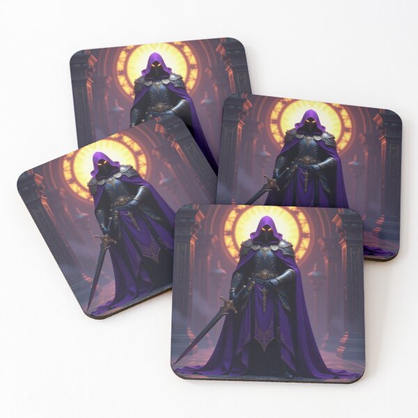 Item preview, Hooded Warrior, Cloaked in Blue, Face in Shadow designed and sold by Prestons Corner.