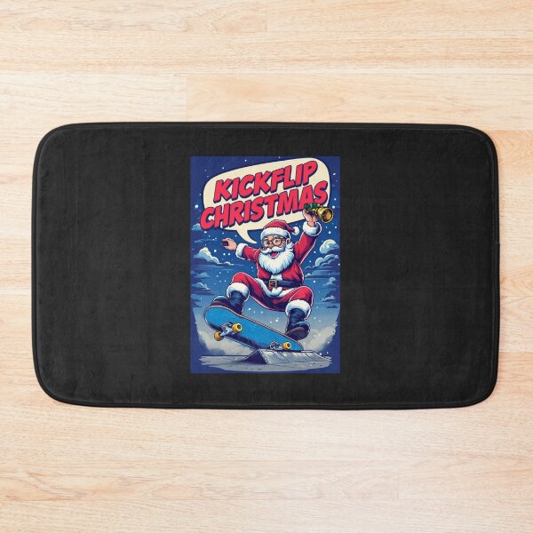 Item preview, Kickflip Christmas – Skateboarding Holiday Graphic | Skater Xmas Tee designed and sold by Wonder Pixel Studio.