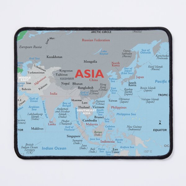 Item preview, Map of Asia – Clear Geographic Overview designed and sold by WorldAtlas.com.