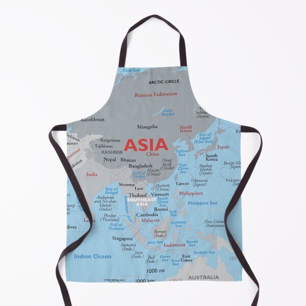 Item preview, Map of Asia – Clear Geographic Overview designed and sold by WorldAtlas.com.