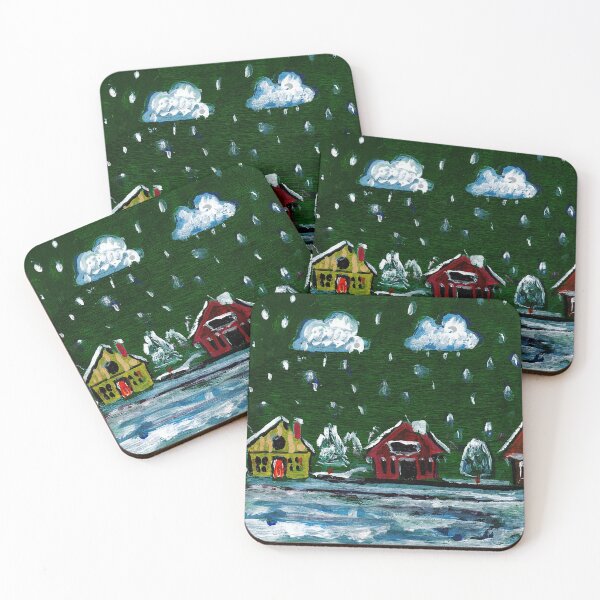Item preview, Snowing On houses designed and sold by Misfitcane.