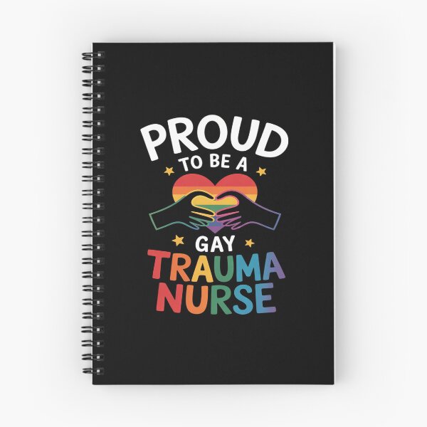 Item preview, Proud To Be A Gay Trauma Nurse Rainbow Pride LGBT  designed and sold by AquaKiev.