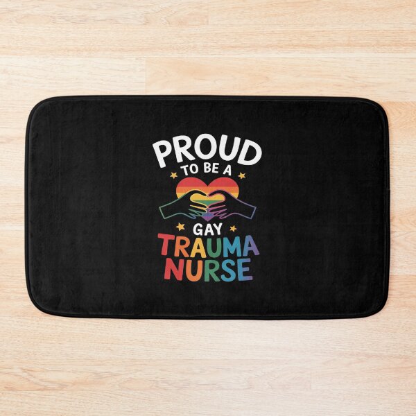 Item preview, Proud To Be A Gay Trauma Nurse Rainbow Pride LGBT  designed and sold by AquaKiev.