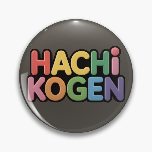 Item preview, Hachi Kogen – Colourful Bubble Typography Ski Resort Design designed and sold by tokyojeff.