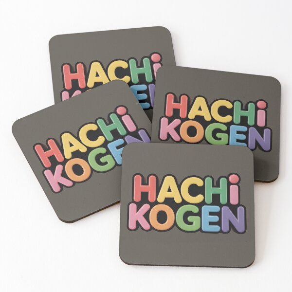 Item preview, Hachi Kogen – Colourful Bubble Typography Ski Resort Design designed and sold by tokyojeff.