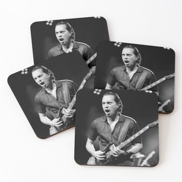 Item preview, Kirk Hammett - BW Photograph designed and sold by ConcertImages.