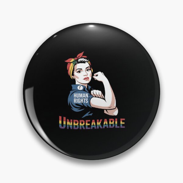 Item preview, Rainbow Gay Unbreakable Human Rights LGBTQ Pride Flag Women  designed and sold by AquaKiev.