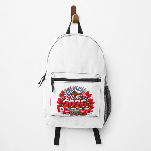 Item preview, Hello 2026 Canadian Winter Vibes – New Year's Winter Canada Maple Leaf designed and sold by mocci10.