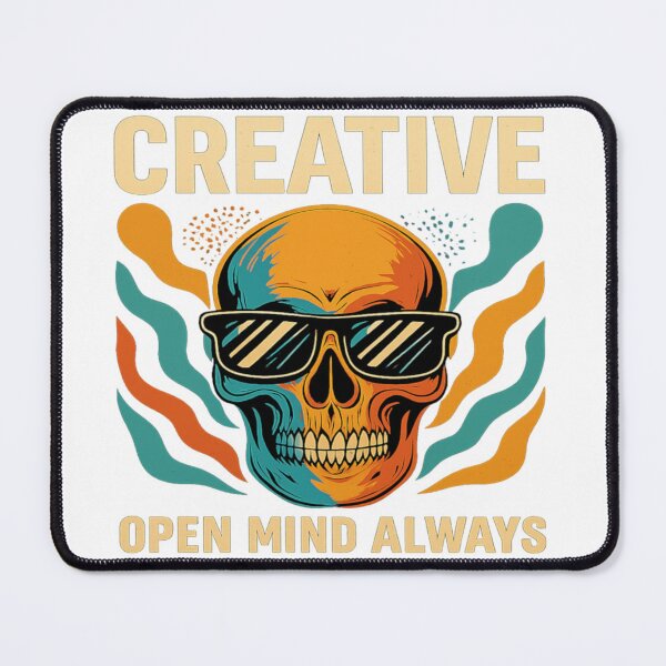 Item preview, Creative Skull Open-Minded Modern designed and sold by LaraVisionsArts.
