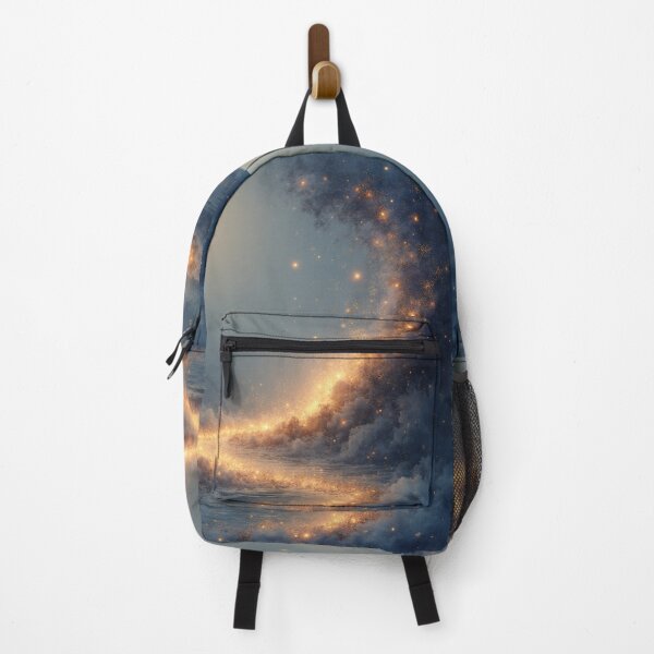 Item preview, Stardust River: Cosmic Golden Cloud Nebula designed and sold by SebastianSpace.