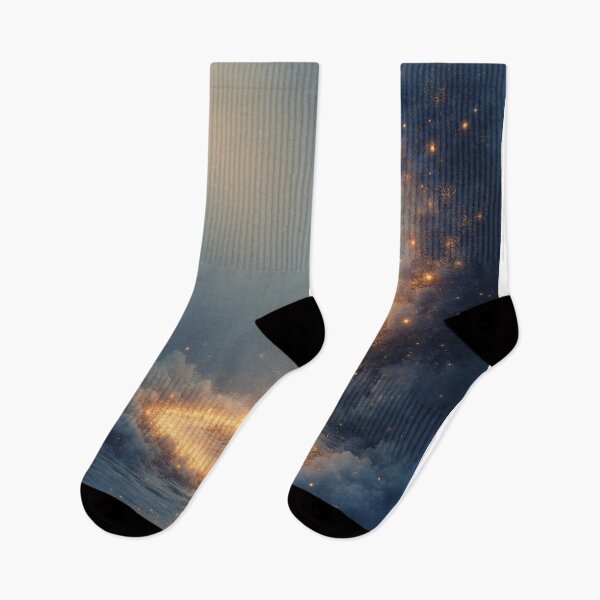 Item preview, Stardust River: Cosmic Golden Cloud Nebula designed and sold by SebastianSpace.