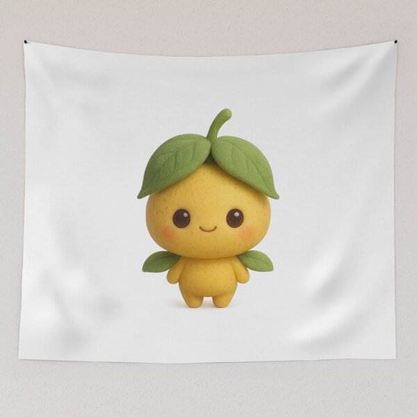 Item preview, Cute Yuzu Citrus Fruit | Kawaii Cottagecore Art designed and sold by Moons Studio.