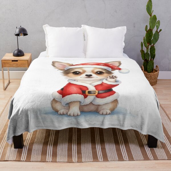 Item preview, Small Long-Haired Chihuahua in a Santa Claus Costume designed and sold by CHRIST5000.