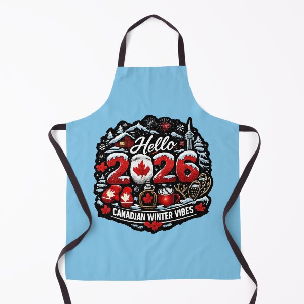 Item preview, Hello 2026 Canadian Winter Vibes – Maple Leaf, Snow & New Year Canada designed and sold by mocci10.