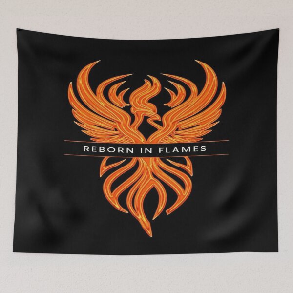 Item preview, Phoenix Rising Art – Reborn in Flames | Mythical Fire Bird for Strength, Renewal & Transformation designed and sold by Bright Nest Studio.