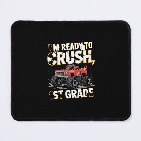 Item preview, Ready to Crush 1st Grade Back to School Boys  designed and sold by SyntaxClaw.