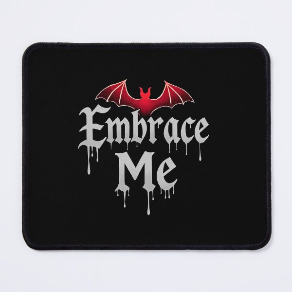Item preview, Embrace Me Vampire Meme – Masquerade Gaming Fan Funny Quote (Red & White) designed and sold by SlightlyUnreal.