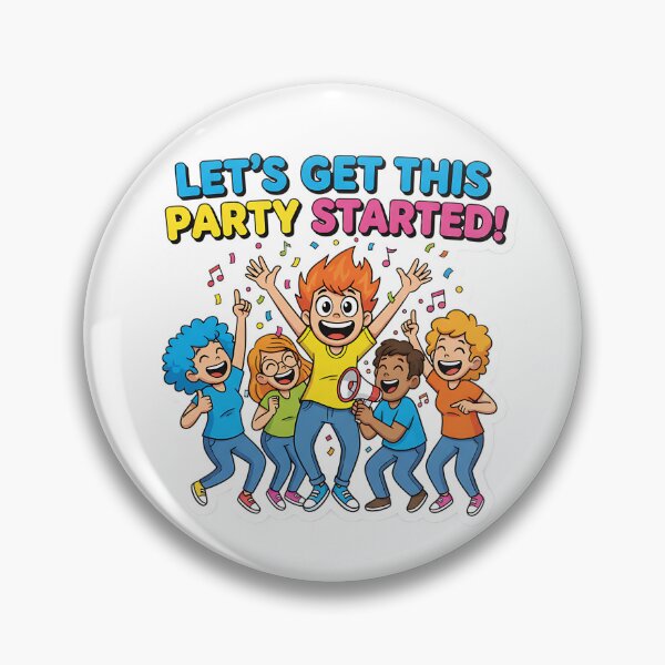 Item preview, Party Started Fun Cartoon Illustration designed and sold by CELESTIAL©️.