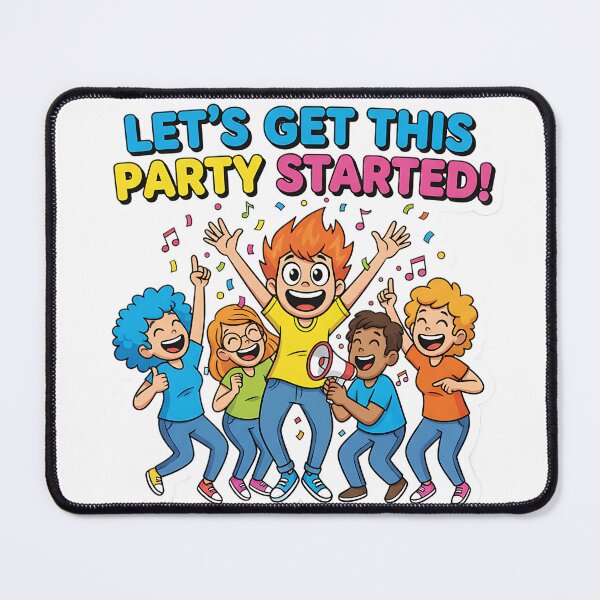 Item preview, Party Started Fun Cartoon Illustration designed and sold by CELESTIAL©️.