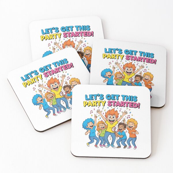 Item preview, Party Started Fun Cartoon Illustration designed and sold by CELESTIAL©️.