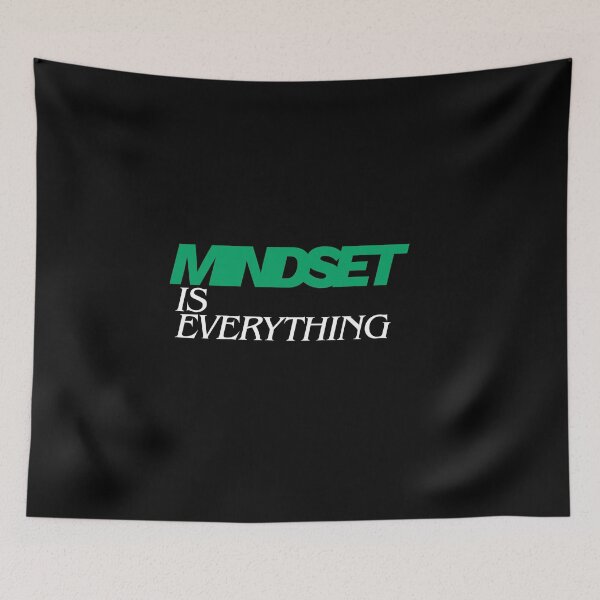 Item preview, Mindset is Everything, Inspirational, Motivational designed and sold by Magic Love Art Print.