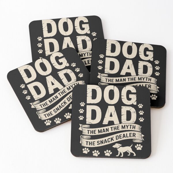 Item preview, Dog Dad Man Myth Snack Dealer Paw Dog  designed and sold by FadeOfThrone.