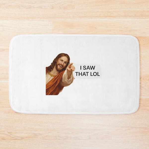 Item preview, jesus i saw that lol meme  designed and sold by PatternFly.