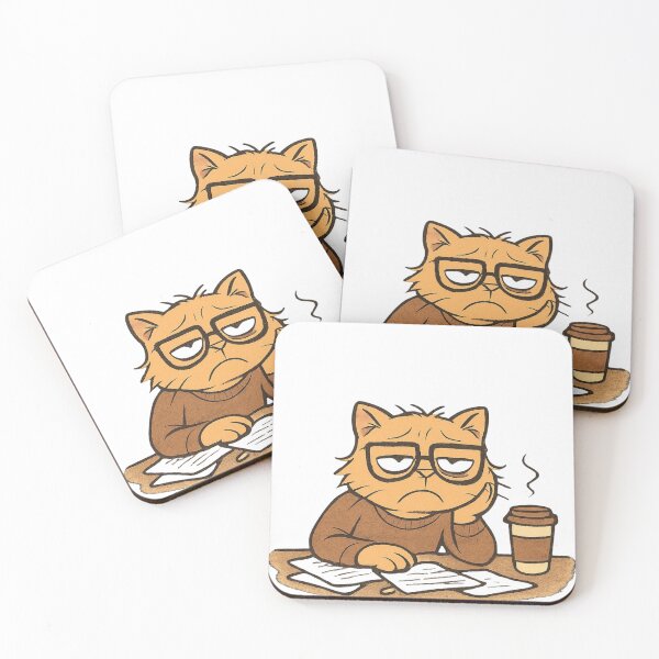 Item preview, Cat with Glasses – “I’m Too Old for This Chaos” designed and sold by MyVision12.
