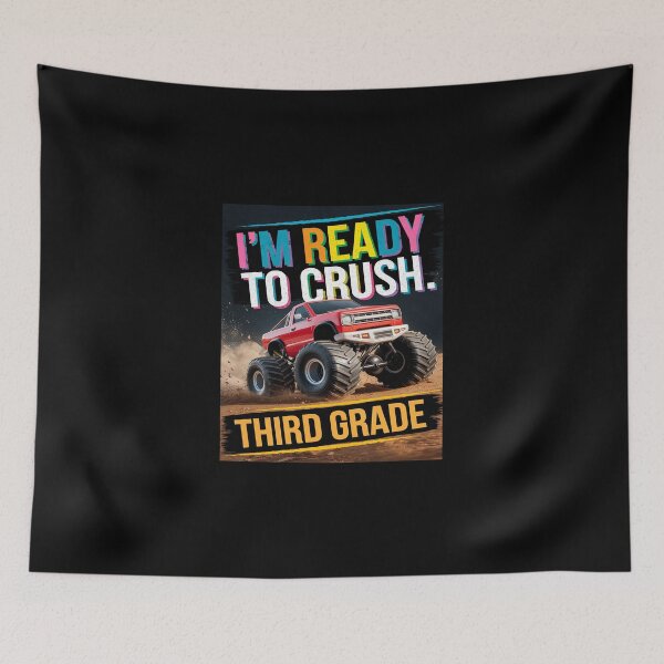 Item preview, Ready To Crush 3rd Grade First Day School Boys  designed and sold by SyntaxClaw.