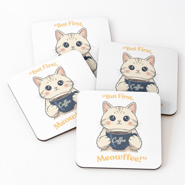 Item preview, But First, Meowffee designed and sold by Bluerange27.