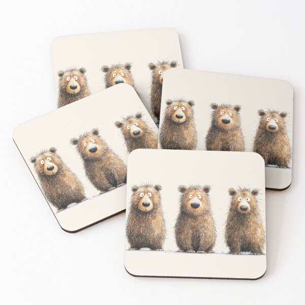 Item preview, Cute GRiZZLY BeaR PRiNT ' The Grizzly’s! ' BY SHiRLeY MacARTHuR designed and sold by Shirley MacArthur Art.