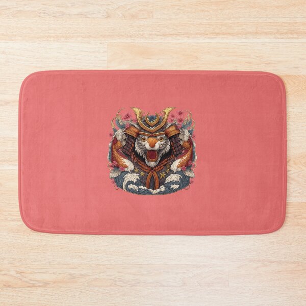 Item preview, Samurai tiger surrounded by koi and waves designed and sold by JOSHUAWAYLAND.