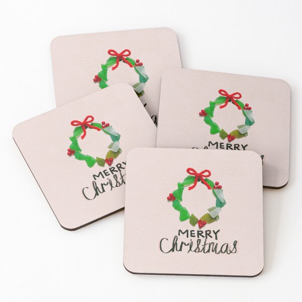 Item preview, Seaglass Art - Christmas Wreath  designed and sold by Lee Yeng.