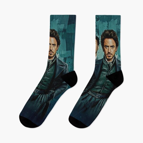 Item preview, Victorian Mystery Duo Art | Classic Detective Waistcoat Painting | Teal Textured Background Action Poster designed and sold by Art's Diner.