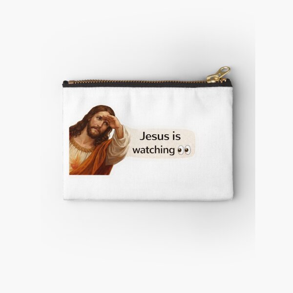Item preview, jesus is watching meme  designed and sold by PatternFly.