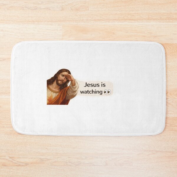 Item preview, jesus is watching meme  designed and sold by PatternFly.