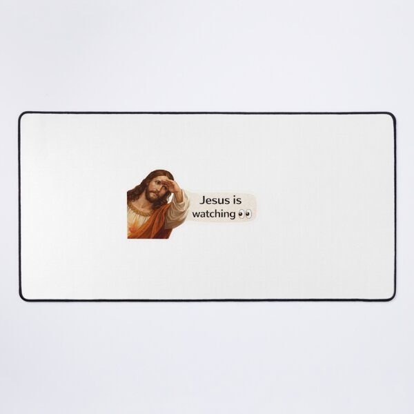 Item preview, jesus is watching meme designed and sold by PatternFly.
