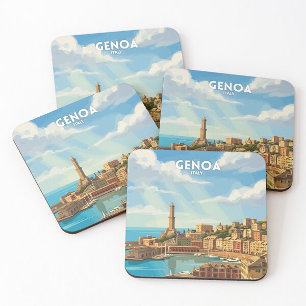 Item preview, Genoa Italy - Travel art designed and sold by Marciolini.