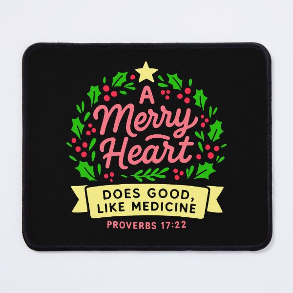 Item preview, Proverbs 17:22 A Merry Heart Does Good Like Medicine designed and sold by plushism.