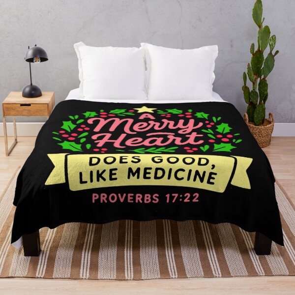 Item preview, Proverbs 17:22 A Merry Heart Does Good Like Medicine designed and sold by plushism.