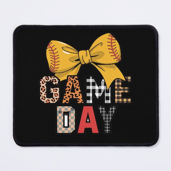 Item preview, Game Day Softball Coquette Bow Autumn Softball Season designed and sold by AquaKiev.