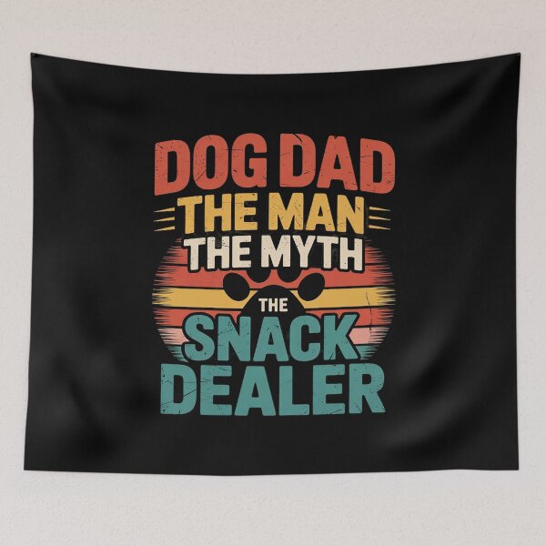 Item preview, Dog Dad The Man The Myth The Snack Dealer - Dog Lover  designed and sold by MarryIsMonth.