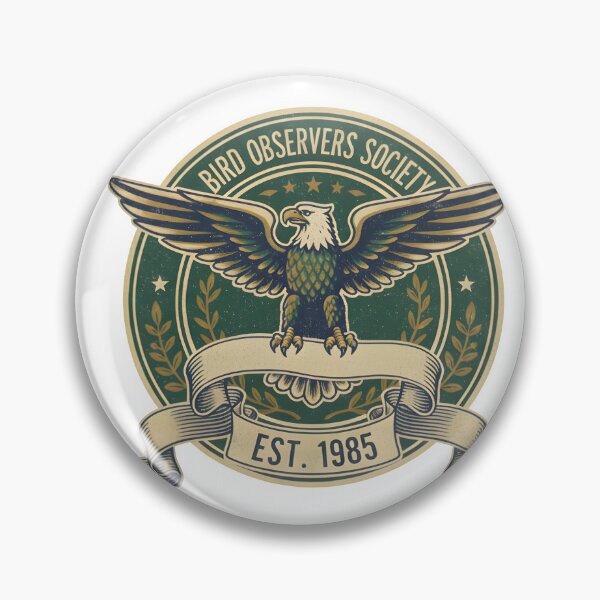Item preview, Vintage Bird Observers Society T-Shirt | Retro Badge Logo Tee | Ornithology Club Design | Est. 1985 Heritage Graphic designed and sold by NatureNookTees.